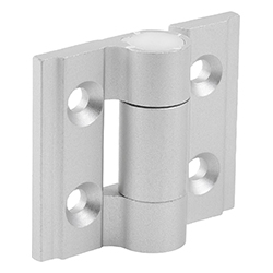 Hinge without spring, aluminium (27905)