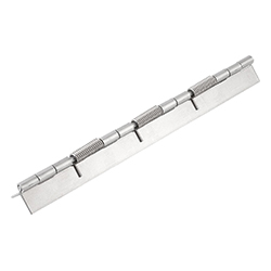 Spring hinge, spring open, steel or stainless steel (27904)