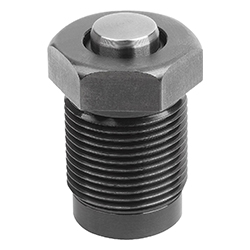 Screw-in hydraulic cylinders, form C single-acting (04624)