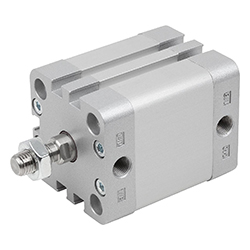 Pneumatic cylinder, compact cylinder DIN ISO 21287, double-acting, external thread (12001)