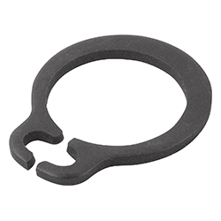 Circlip for shafts DIN 471, steel or stainless steel (07330)