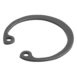 Circlip for bores DIN 472, steel or stainless steel (07331)