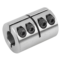 Rigid coupling split, steel or stainless steel (23050)