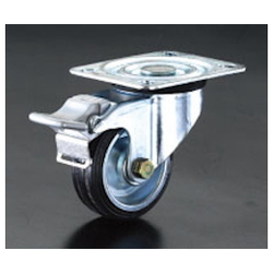 Caster (With Swivel Bracket and Rear Wheel Brake) Wheel Diameter × Width: 200 × 50 mm EA986HB-5