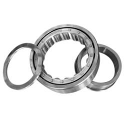 Cylindrical roller bearings NUP2..-E, main dimensions to DIN 5412-1, locating bearing, separable, with cage NUP217-E-XL-TVP2