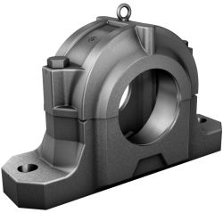 Plummer block housings, main housing, split, for spherical roller bearings with cylindrical bore, metric and inch size shaft diameters