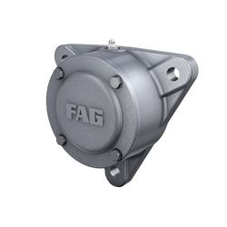 Flanged Housings F5..-D-A-L, Triangular, for Bearings with Tapered Bore and Adapter Sleeve, with Felt Seals, for Grease Lubrication