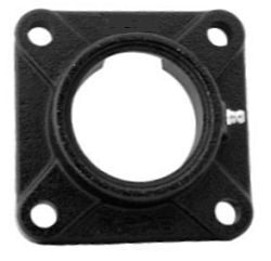 Flanged Housings F5..-A-L, Square, for Bearings with Tapered Bore and Adapter Sleeve, with Felt Seals, for Grease Lubrication