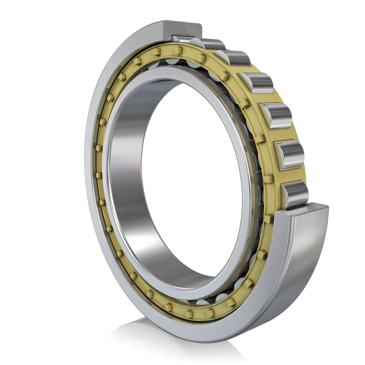 Cylindrical Roller Bearing NU2..-M1, with Cage, Single Row, Non-Locating Bearing, Type NU
