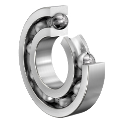 Deep Groove Ball Bearing S60, Corrosion-Resistant, Single Row