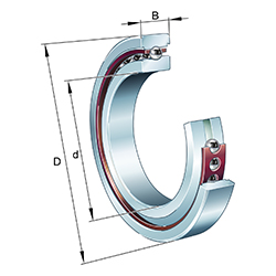 Spindle Bearing HS70..-C, Adjusted, in Pairs or Sets, Contact Angle 15°, Restricted Tolerances