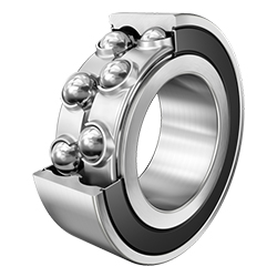 Angular Contact Ball Bearing 32..-BD-XL-2HRS, Double Row, X-Life, Double Sealed, Steel Sheet Metal Cage