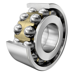 Angular Contact Ball Bearing 33..-DA-MA, Double Row, Split Inner Ring, Solid Brass Cage