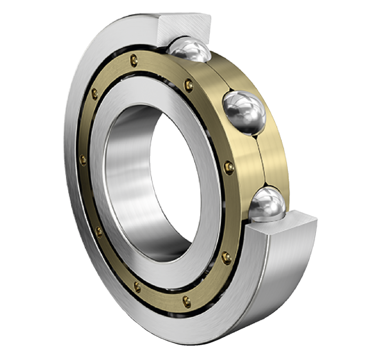 Deep Groove Ball Bearing 62..-MA, Single Row, Solid Brass Cage