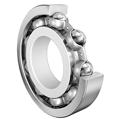 Deep Groove Ball Bearing 62..-J20C, Single Row, Steel Sheet Metal Cage, Ceramic Coated