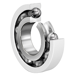 Deep Groove Ball Bearing 62..-J20AA, Single Row, Steel Sheet Metal Cage, Ceramic Coated