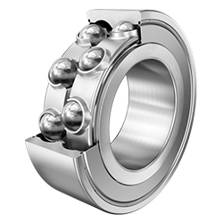 Angular Contact Ball Bearing 32..-BD-XL-2Z, Double Row, X-Life, Double Shielded, Steel Sheet Metal Cage