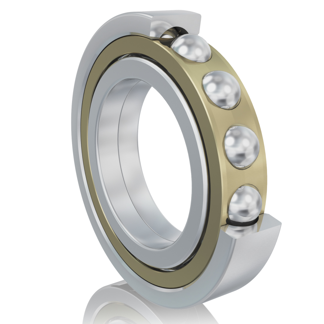 Four Point Contact Bearing QJ10..-MPA, Solid Brass Cage