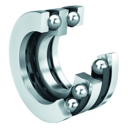 Axial Deep Groove Ball Bearing 524, Double Direction, Steel Sheet Metal Cage