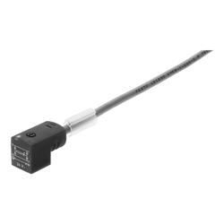 Plug socket with cable, KME Series KME-1-24DC-2.5-LED