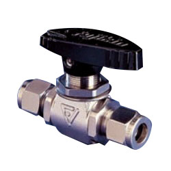 Stainless Steel, 4.9 MPa Powerful Series, Panel-Mounted Type, Ball Valve PUBV-15A
