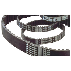 High-performance timing belts / Powergrip / HTD#M / CR (Neoprene) / glass fibre / GATES / "ISO 9563  HTD 1120 8M 30