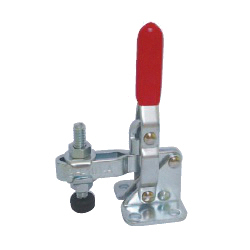 Toggle Clamp, Vertical Type, U-Shaped Arm, Flange Base, Tip Bolt Slide Adjustment, Tightening Force, 500 N