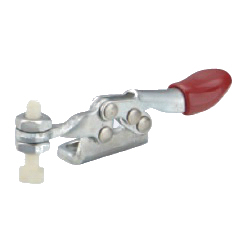 Fixed Bar Toggle Clamp, Horizontal, with Flanged Base, GH-201-AR
