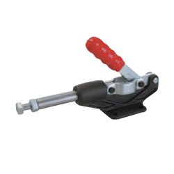 Toggle Clamp - Push-Pull - Flanged Base, Stroke 60 mm, Angled Handle, GH-304-HM