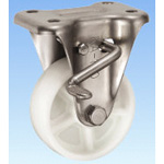 Stainless Steel Castors, Fixed (with Rotation Stopper) KABZtype Size 100 mm KABZL-100