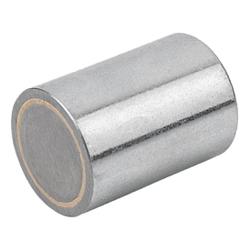 Magnets deep pot AlNiCo without fitting tolerance (K0546)