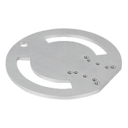 Adapter plate round, Form A (K1211)