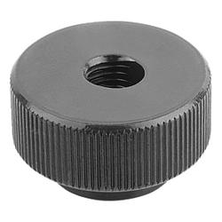 Knurled nuts quick-acting steel or stainless steel (K0139)