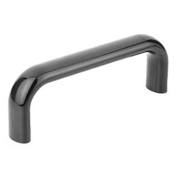 Plastic pull handles, oval (K1458)