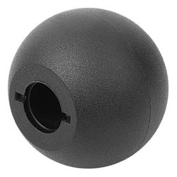 Ball knobs thermoplastic DIN 319 enhanced, Form M, with tapered bore (K0158)