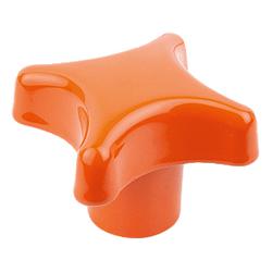 Grey cast iron palm grips, plastic coated conForms to DIN 6335, Form C (K0682)