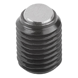 Ball pressure screws without head with fine thread form B (K0382)