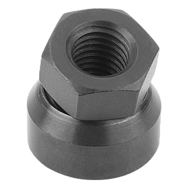 Hexagon nuts with spherical seat (K0794)