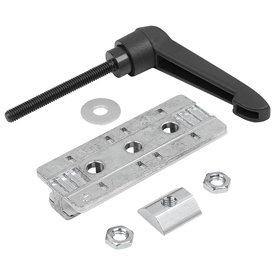 Profile slider with clamping lever, Form S, standard (K1806)