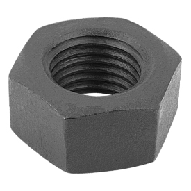 Hexagon nuts DIN 934/DIN EN ISO 4032/DIN EN 24032, steel (K1145)