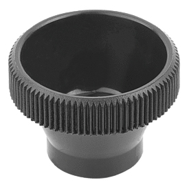 Knurled knobs for hex head screws, Form B (K1138)