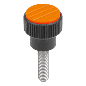 Knurled knobs with external thread (K0247)