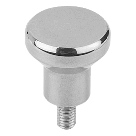 Mushroom knobs male thread with high head for Hygienic USIT sealing and shim washer Freudenberg Process Seals (K1309)