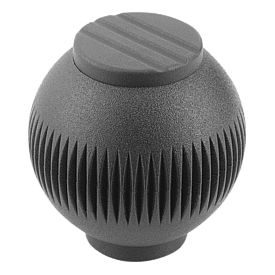 Spherical knobs with female thread (K0253)