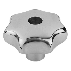 Star grips similar to DIN 6336, stainless steel, Form D, thread countersunk (K0150)