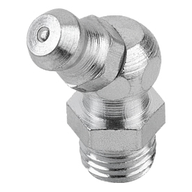 Grease nipples conical head DIN 71412, Form D, 45°, square (K1132)