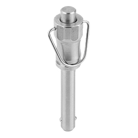 Ball lock pins stainless steel, Form B (K0790)