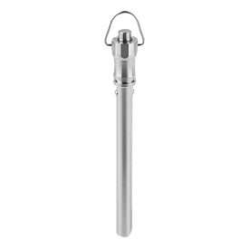 Ball lock pins stainless steel, with head-end lock, Form B (K1414)