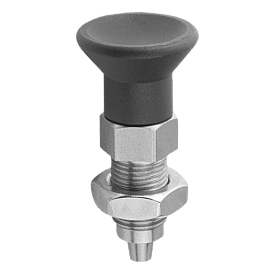 Indexing plungers - Premium with tapered pin, Form B (K0736)