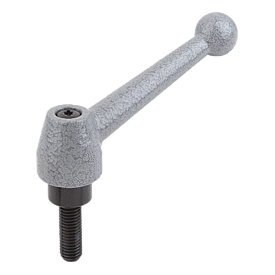 Clamping levers steel external thread (K0120) K0120.110X45